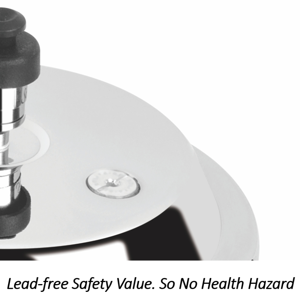 Softel Handi 5 Litre Stainless Steel Pressure Cooker with Glass Lid - 9