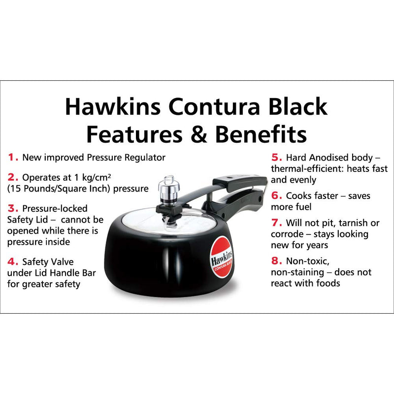 Hawkins Contura Hard Anodized Pressure Cookers - 3