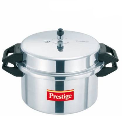 प्रेस्टिज लोकप्रिय ॲल्युमिनियम प्रेशर कुकर | चांदी