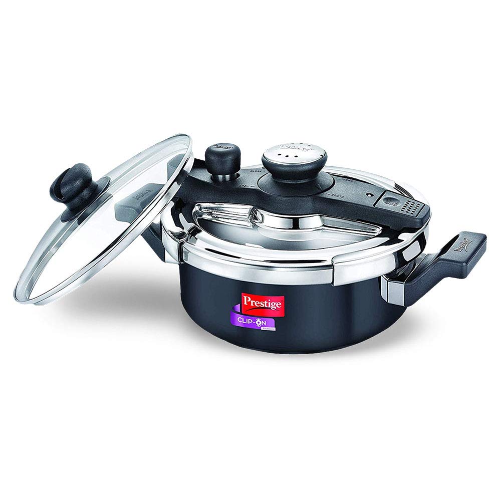 Prestige Clip-on Svachh Anodized Aluminium Pressure cooker With