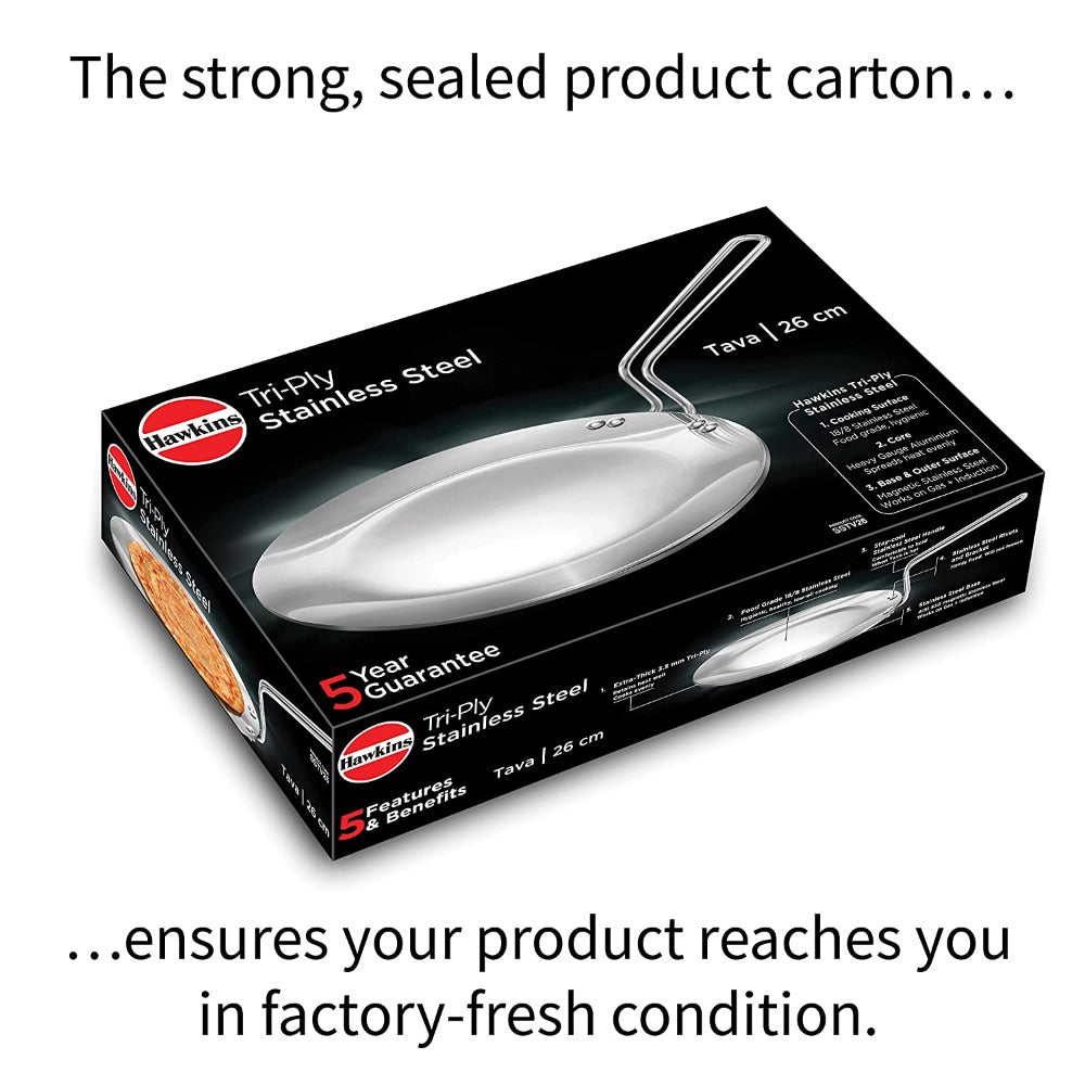 Hawkins Tri-Ply Stainless Steel Tawa - 9