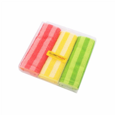 Classy Touch Kitchen Cleaning Cloth Microfiber Towels / Duster - 1501 - 3