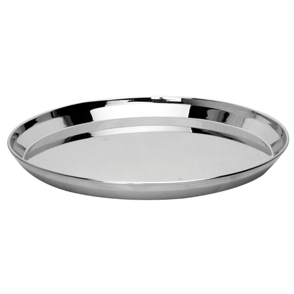 Bengani Stainless Steel Kanchan Bogi 22 Gauge Plate - 14 Inch - 6