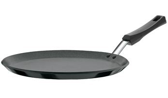 Hawkins Futura Nonstick Flat Tava with Plastic Handle, Thickness 4.88 mm || Diameter: 26 cm, 30 cm