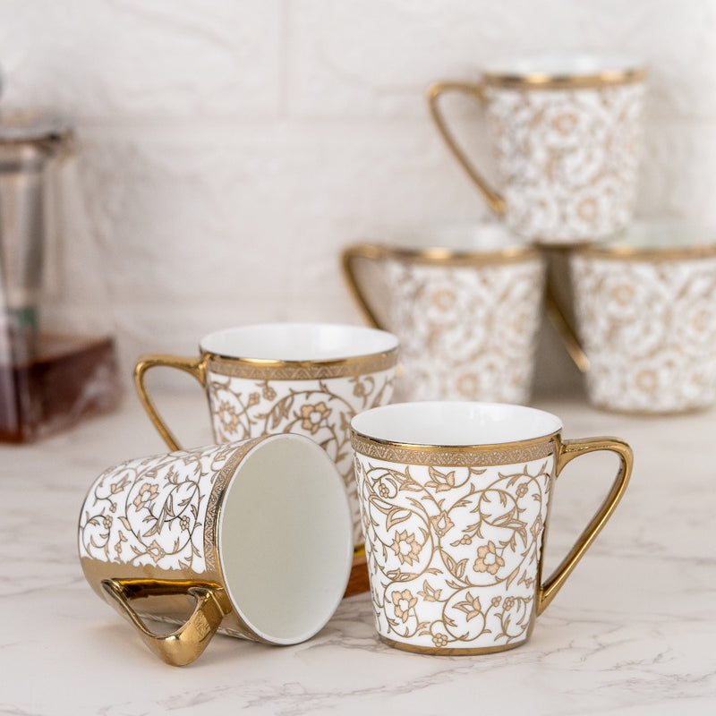 Clay Craft Ceramic Rock Ebony 180 ML Coffee & Tea Mugs - 1