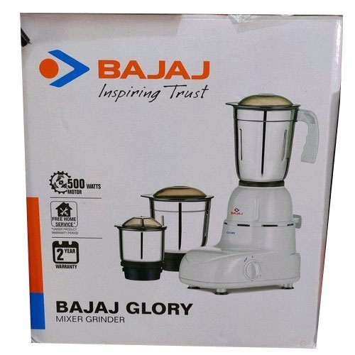 Bajaj Glory 500-Watt Mixer Grinder with 3 Jars - 410167 - 4