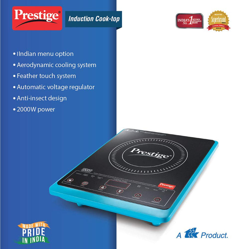 Prestige PIC 29.0 2000 Watt Induction Cooktop (Blue, Black)