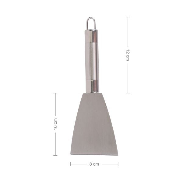 Cooking Solid Turner (22 cm-Silver)