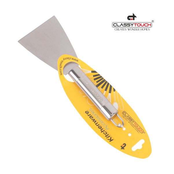 Classy Touch Stainless Steel Cooking Solid Turner - 8