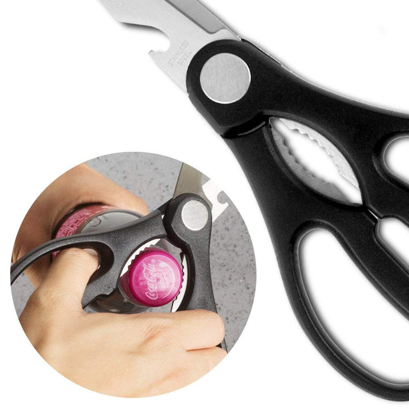 Classy Touch Kitchen Scissors - 3 in 1 Purpose