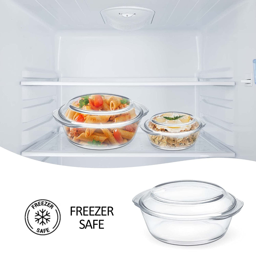 Treo Ovensafe Round Borosilicate Glass Casserole - 11