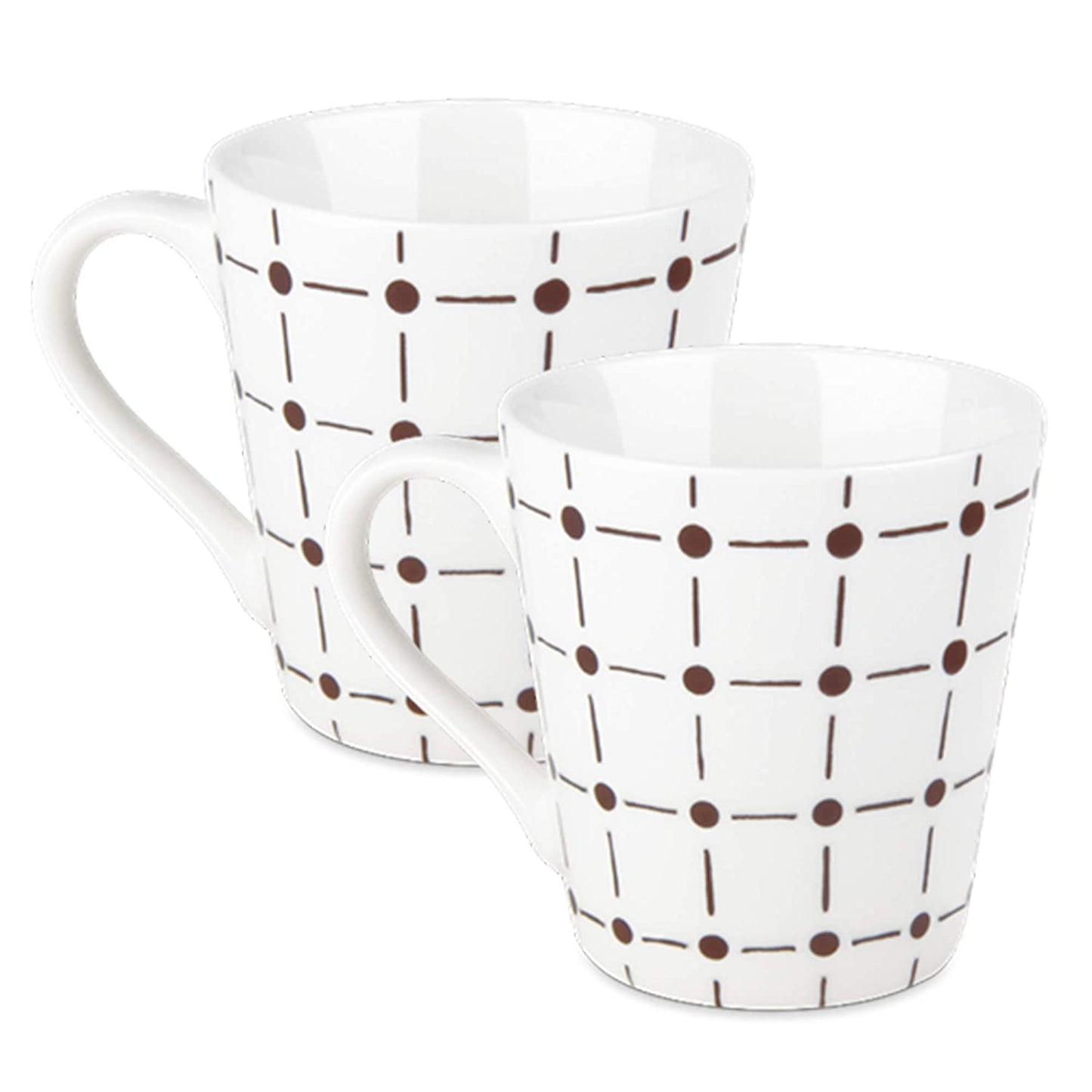 Treo Earthen Ceramic Mug 210 ML - Tre0040 | Set of 2 Pcs | Tea and Coffee