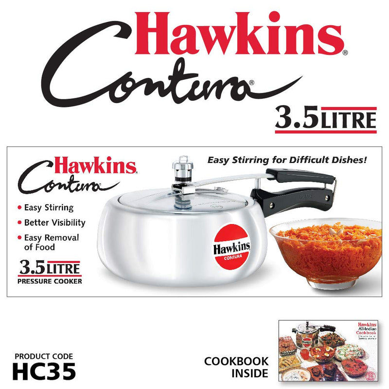 Hawkins Contura Aluminium 3.5 Litres Pressure Cookers - 10
