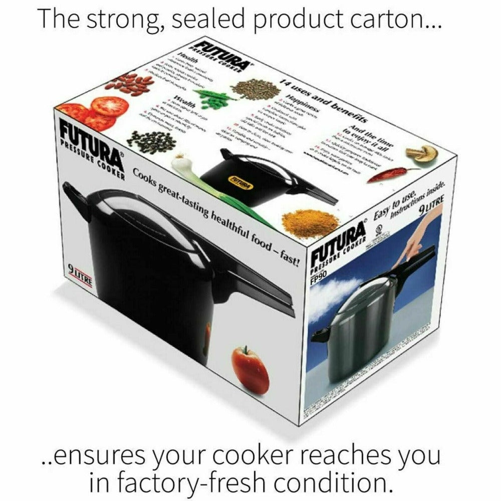 Hawkins Futura Hard Anodised 9 Litre Pressure Cookers - 25