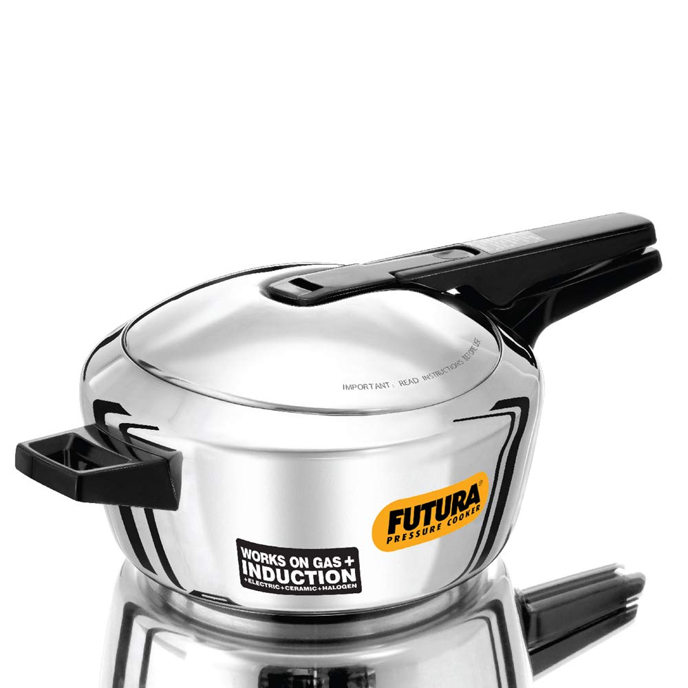 Hawkins Futura Stainless Steel Pan Pressure Cooker Induction