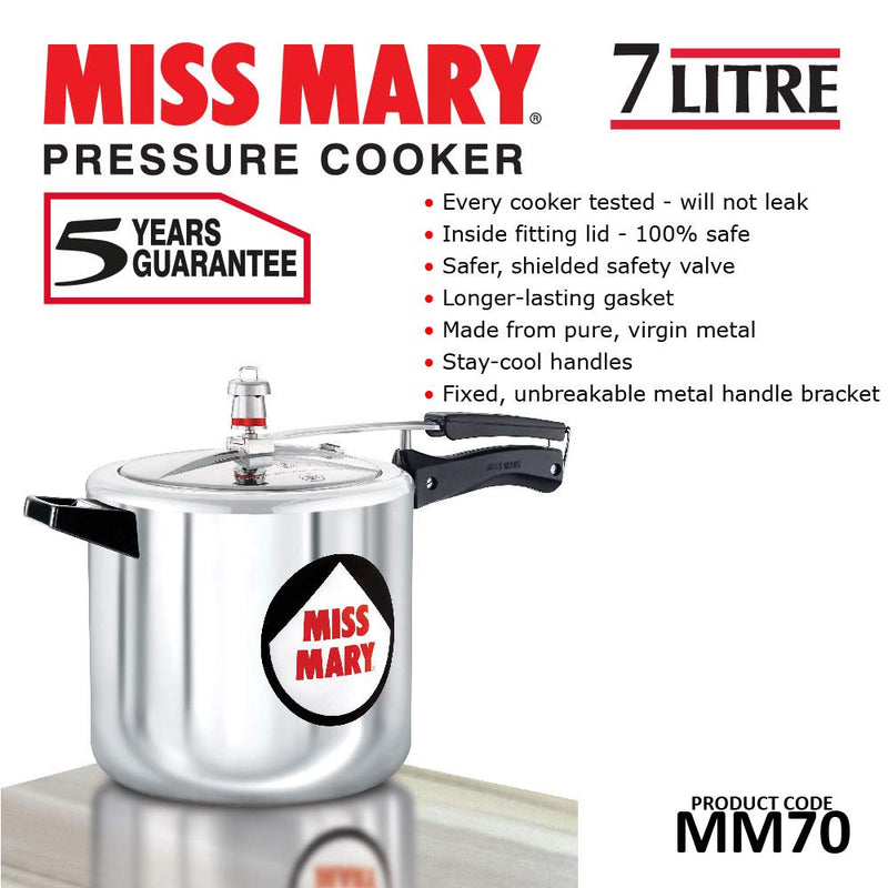 Hawkins Miss Mary Aluminum Pressure Cookers 7 L - 23