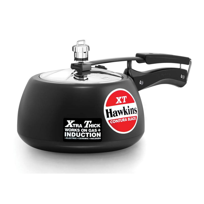 Hawkins Contura Hard Anodised XT (Xtra-Thick) Base 3 Litre Pressure Cookers - 6