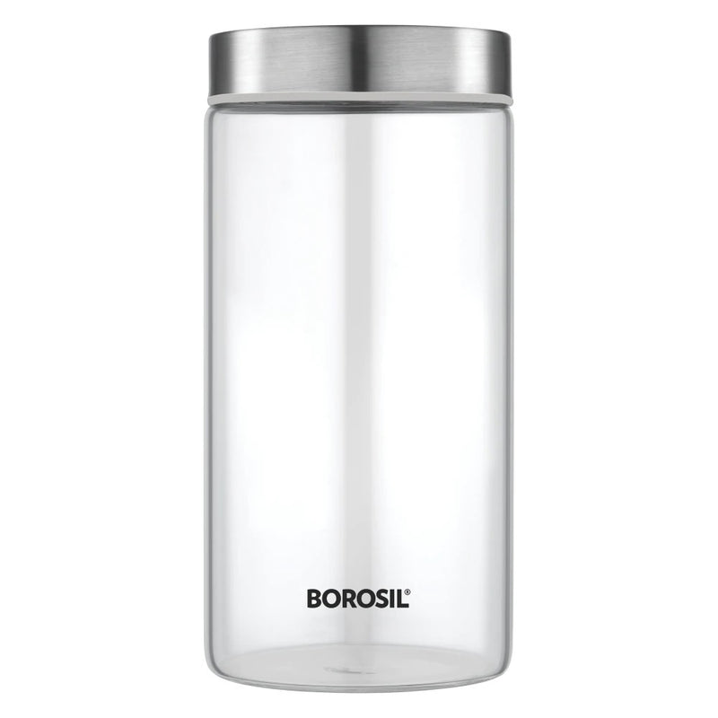 Borosil Endura Storage Glass Jar with SS Lid - 1200 ML - 9