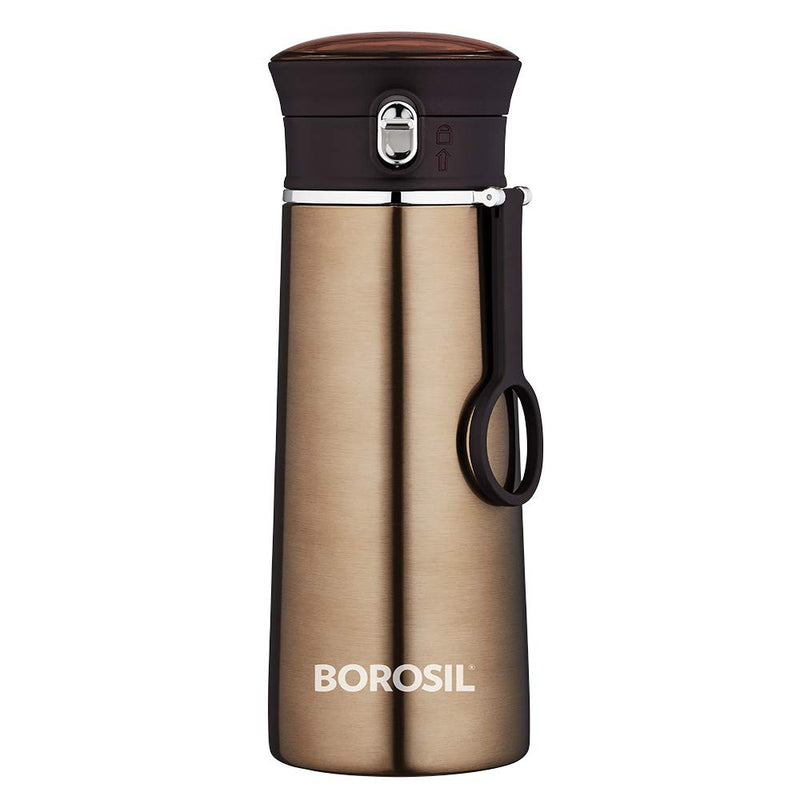 Borosil Stainless Steel Hydra Travelease Vacuum Insulated Flask Water Bottle - 12