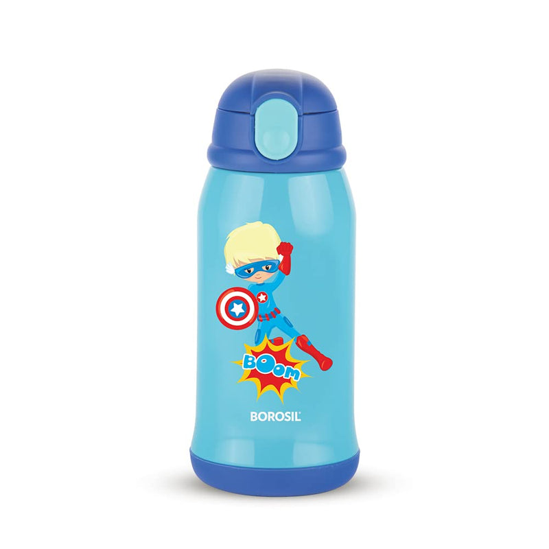 Borosil Hydra Superhero Vacuum Insulated Water Bottle for Kids - 2