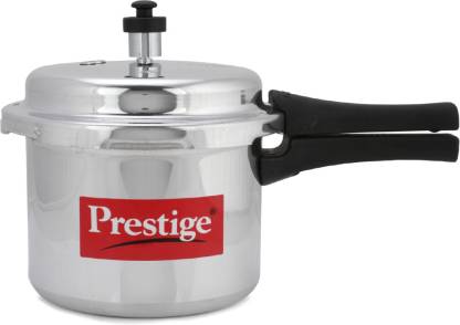 Prestige Popular Aluminium Pressure Cooker | Silver