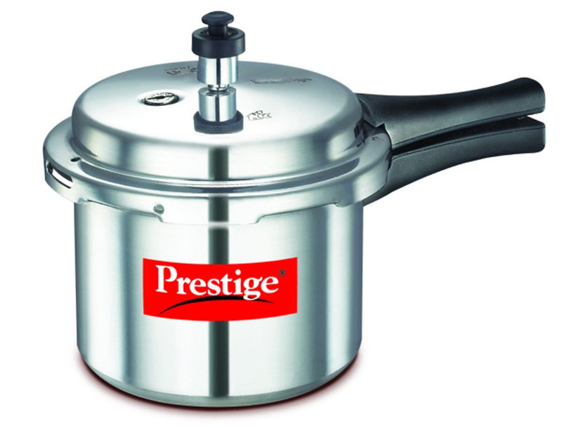 Prestige Popular Aluminium Pressure Cooker | Silver