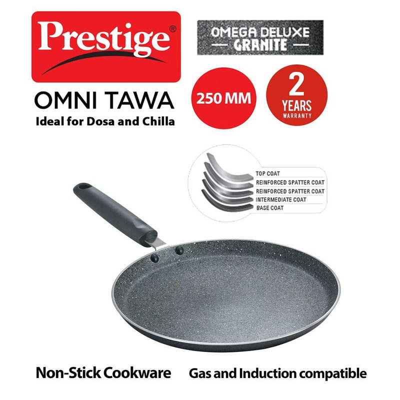 Prestige Omega Deluxe Granite Omni Dosa Tawa - 25 cm - 36301 - 3