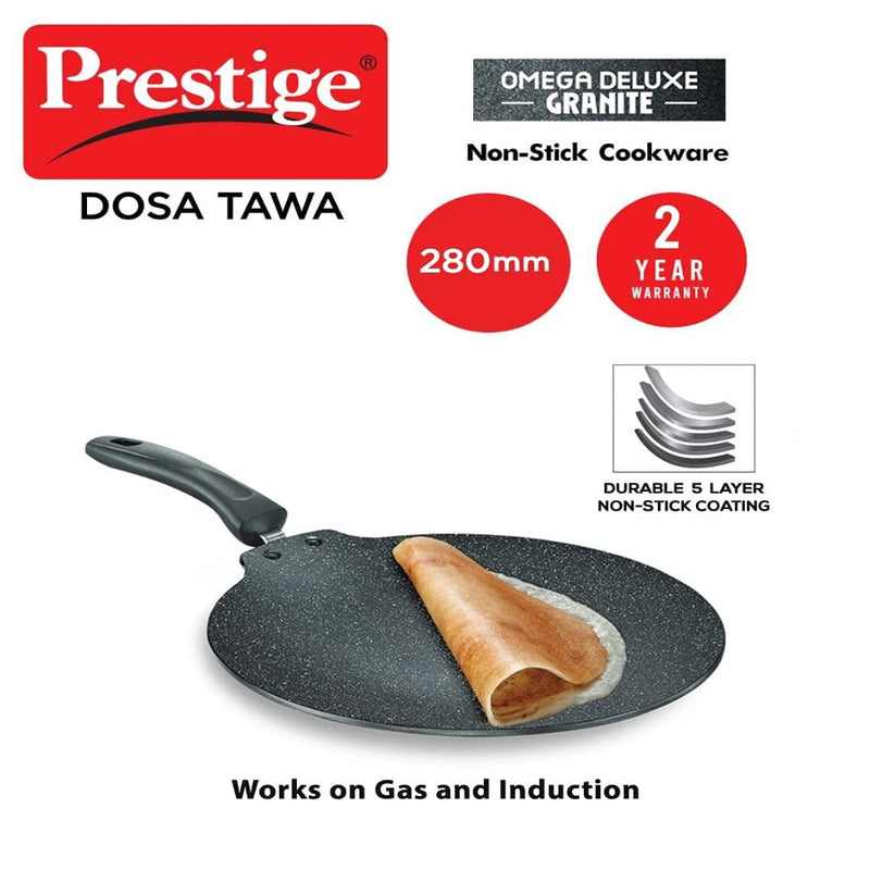 Prestige Omega Deluxe Granite Flat Dosa Tawa - 36861 - 3