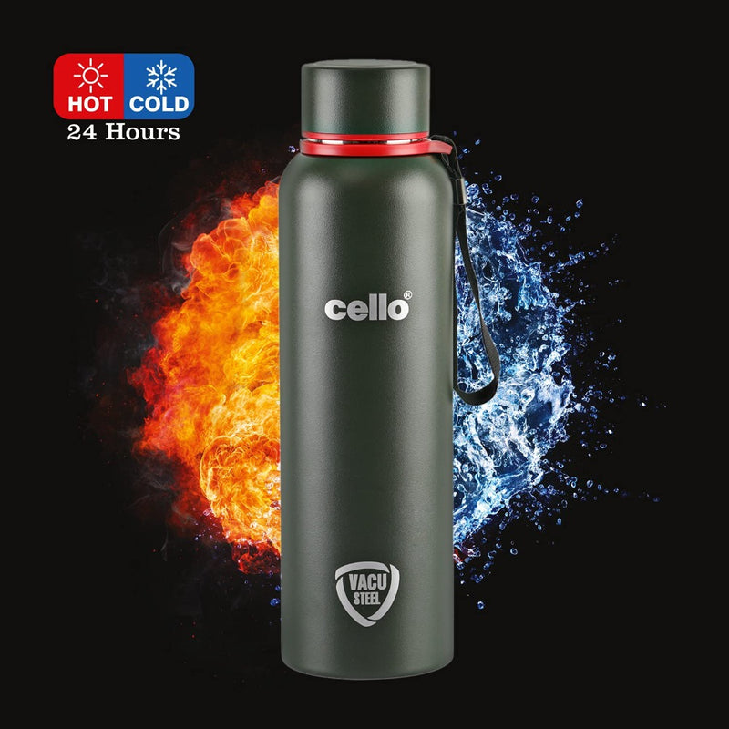 Cello Duro Kent Vacusteel Water Flask with Durable DTP Coating - 17