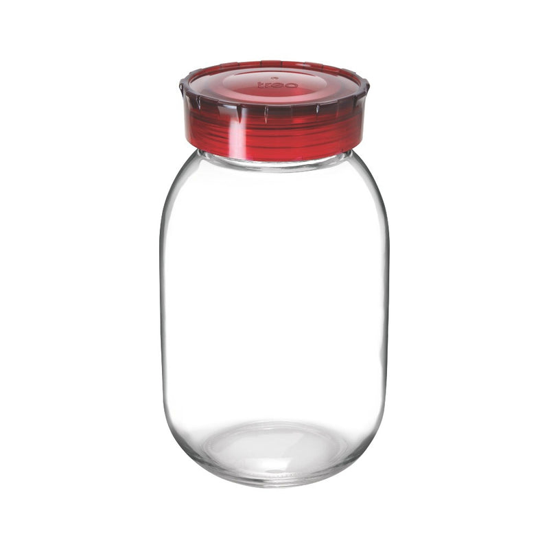Treo Round Glass Storage Jar - 2500 ml - 8