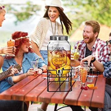 Treo Cask Dispensing Jar With Steel Tap and Iron - 5