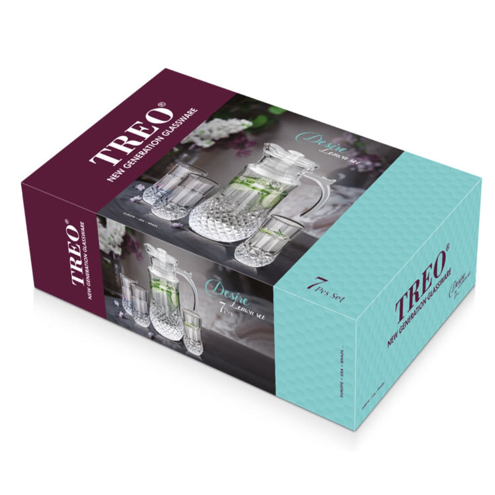 Treo Glass Desire Lemon Set - 4