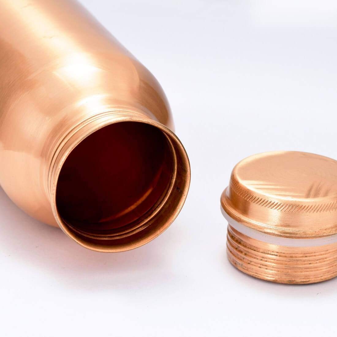 Shri and Sam Stainless Steel Tamram Water Bottle, Copper