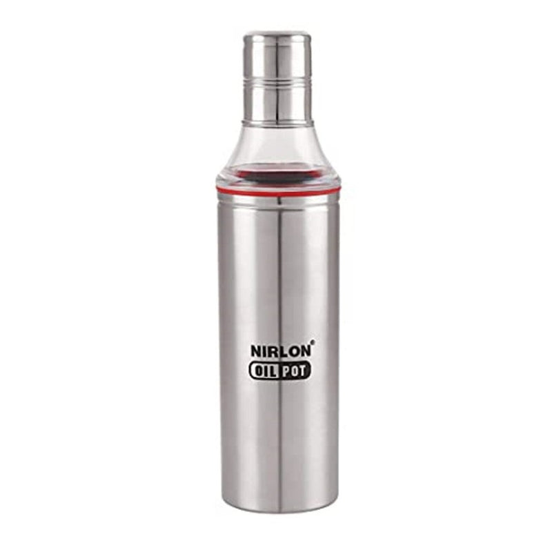 Nirlon Stainless Steel Cooking Oil Dispenser - 800 ml - 3