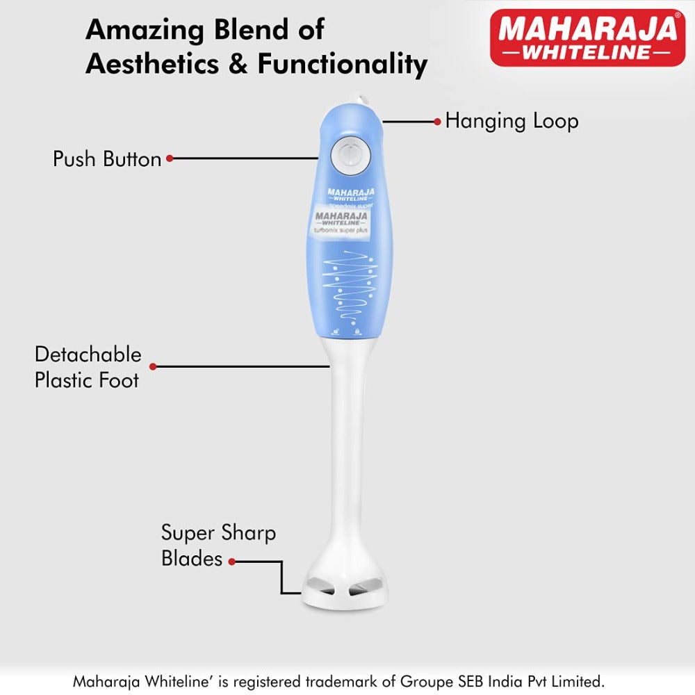 Maharaja Whiteline Speedmix Super 175 Watt Hand Blender - 10