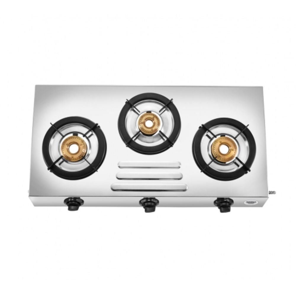 Maharaja Whiteline Aventus 3 Burner Stainless Steel Gas Stove - 5