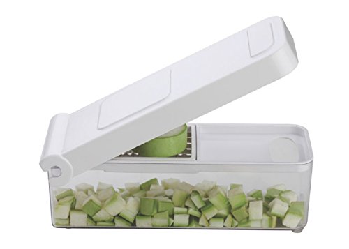 Nestwell Vegetable & Fruit Cutter Chopper with Deluxe 1 Blade Unbreakable Plastic Cutter