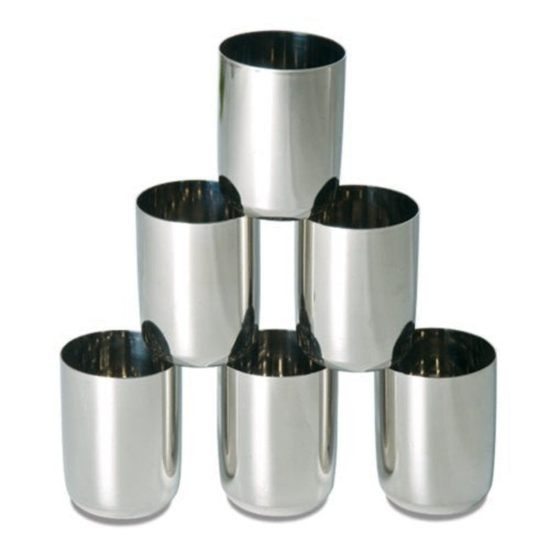 Bengani Royal 22 Gauge Stainless Steel 7.5 Inch Glass Set - 1