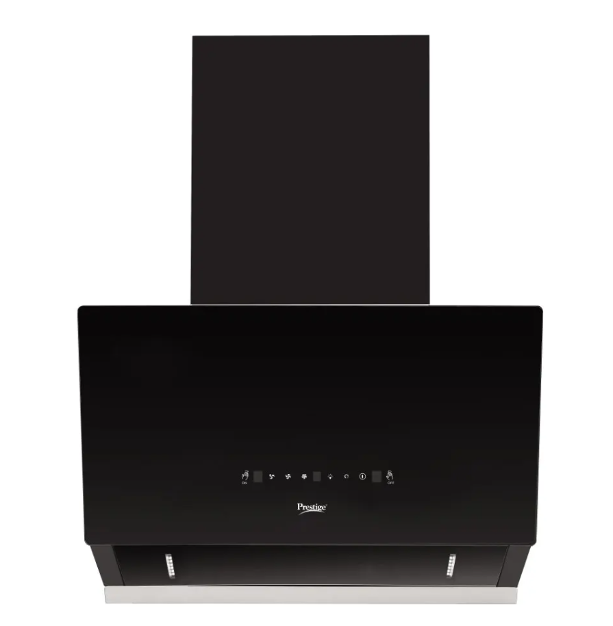 Prestige Provo 600 Auto Clean Wall Mounted Kitchen Hood Chimney | 1000m3/hr | Black
