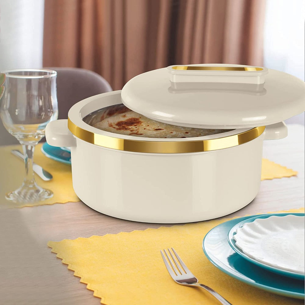 Milton Curve Insulated Inner Stainless Steel Casserole - 12