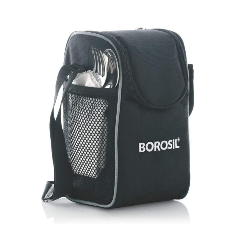 Borosil Hot n Fresh Stainless Steel Insulated Lunchbox - 8