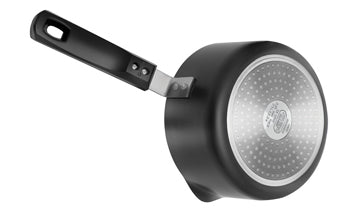 Hawkins Futura Hard Anodised 1.5 Litre Induction Compatible Saucepan - IAS15S | Black