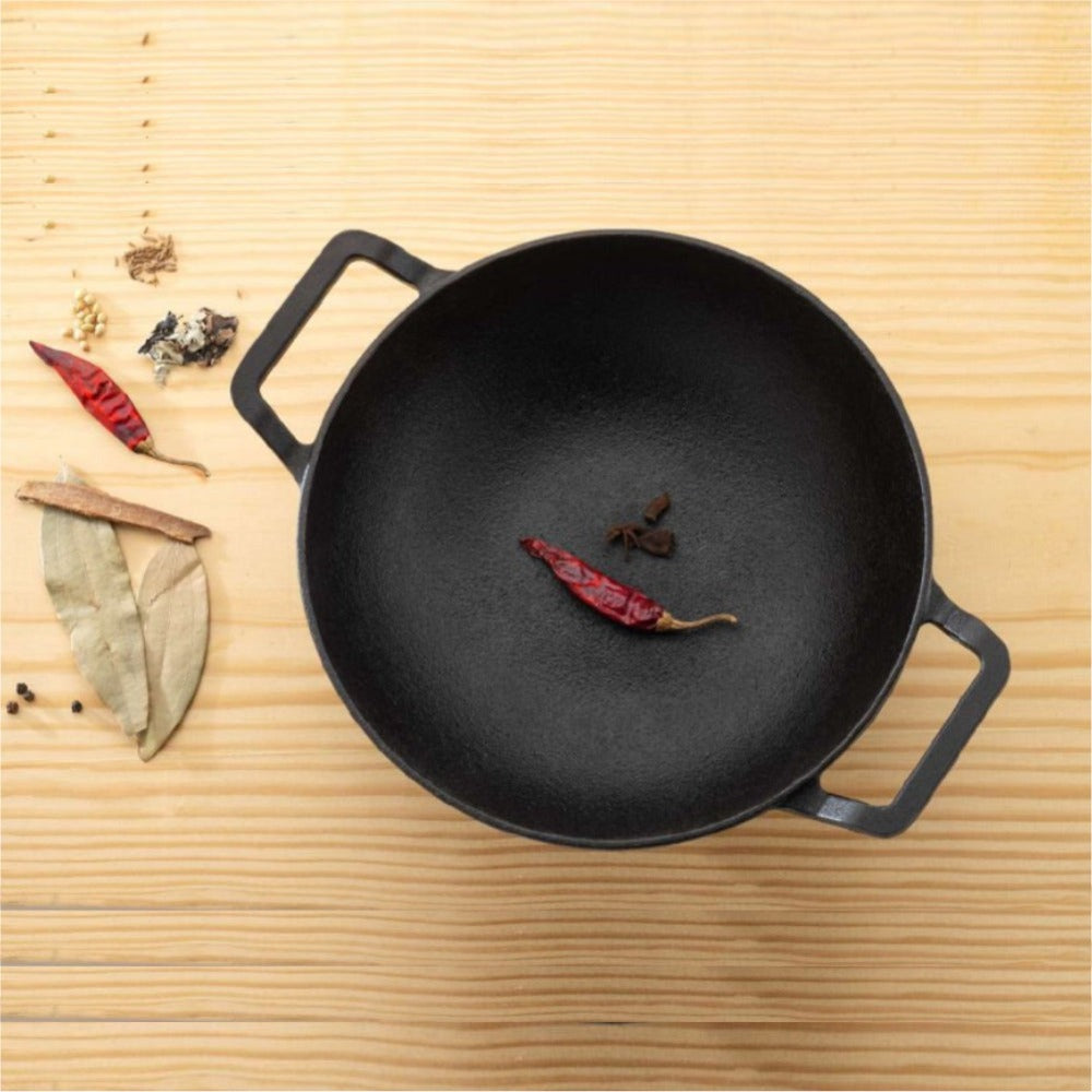 Decent Cast Iron Kadhai - 7
