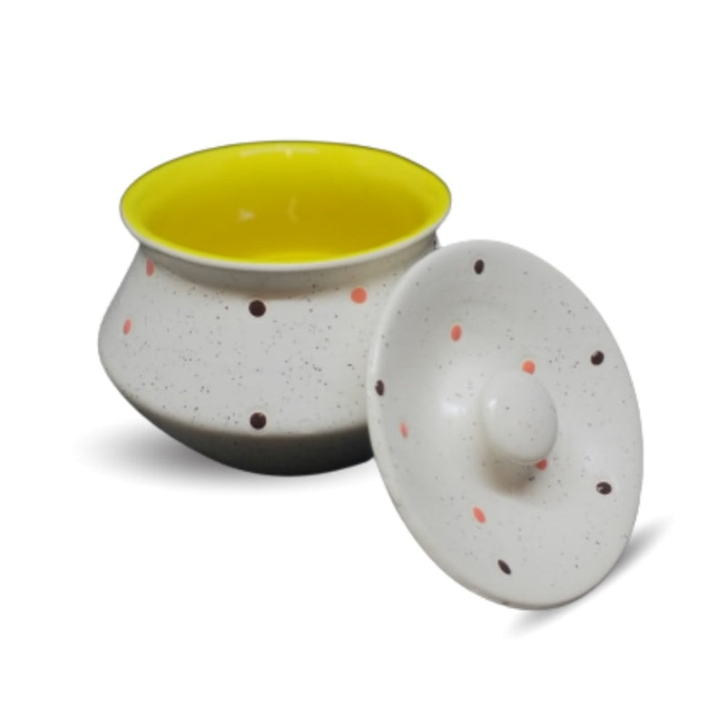 Rasoishop Handi Dot No 4 Ceramic Jar - RASOISHOP0210 - 6