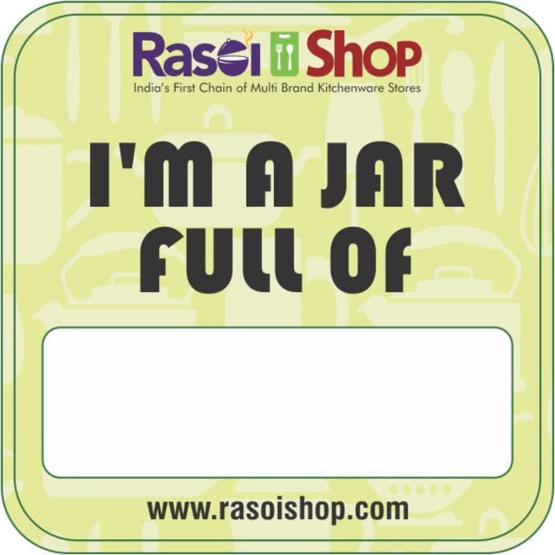 RasoiShop Jar Labels Stickers - 1
