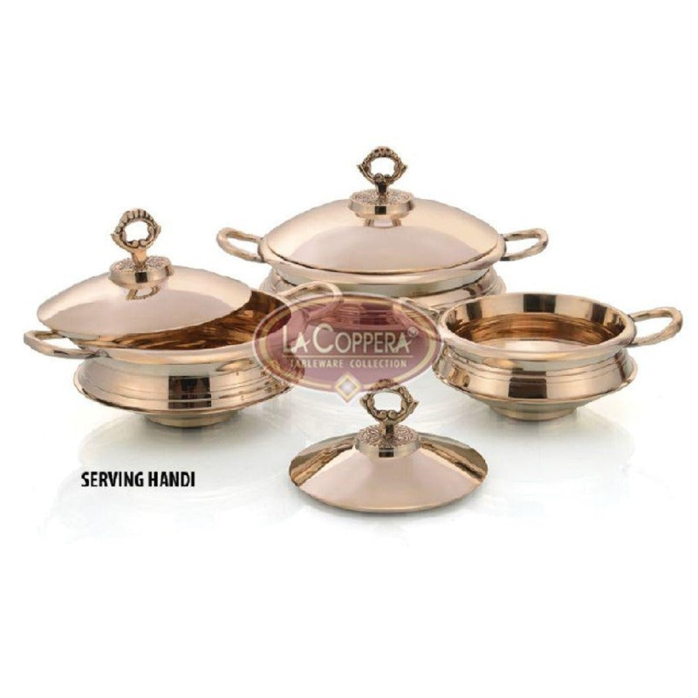 Lacoppera Bronze Serving Handi with Lid - LH-1003-H1- 8