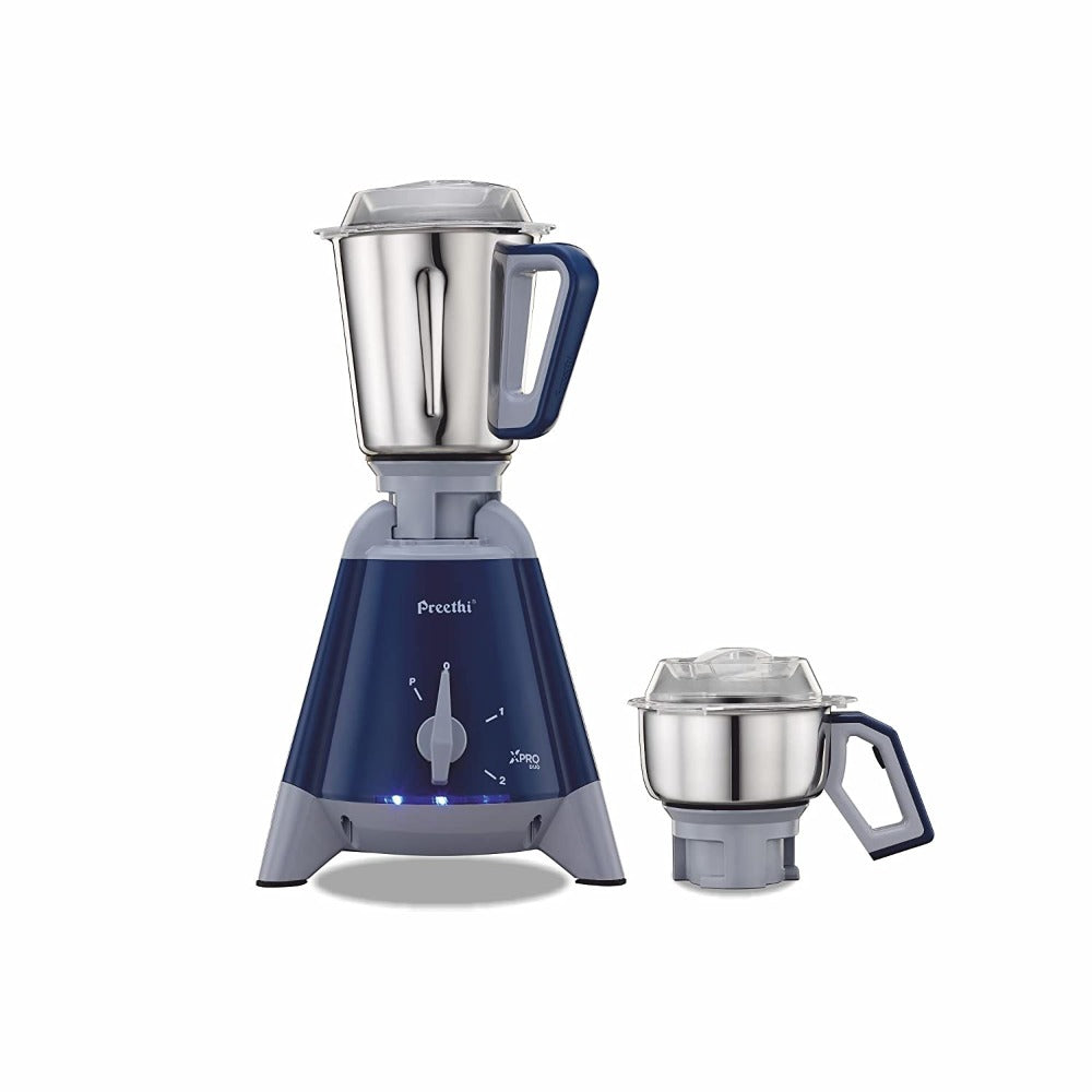 Preethi Xpro Duo 1300-Watt Mixer Grinder MG 198 Deep Blue