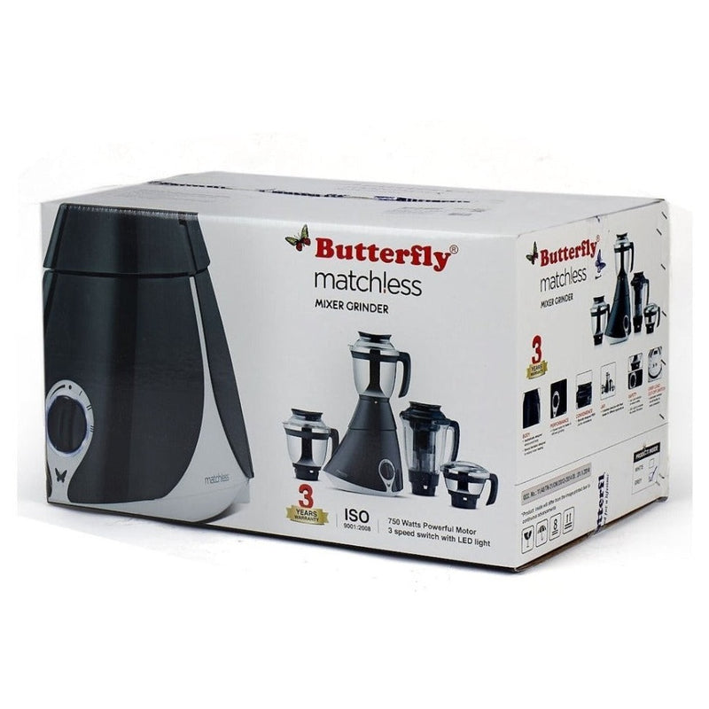 Butterfly Matchless 750 Watt Mixer Grinder with 4 Jars - 6