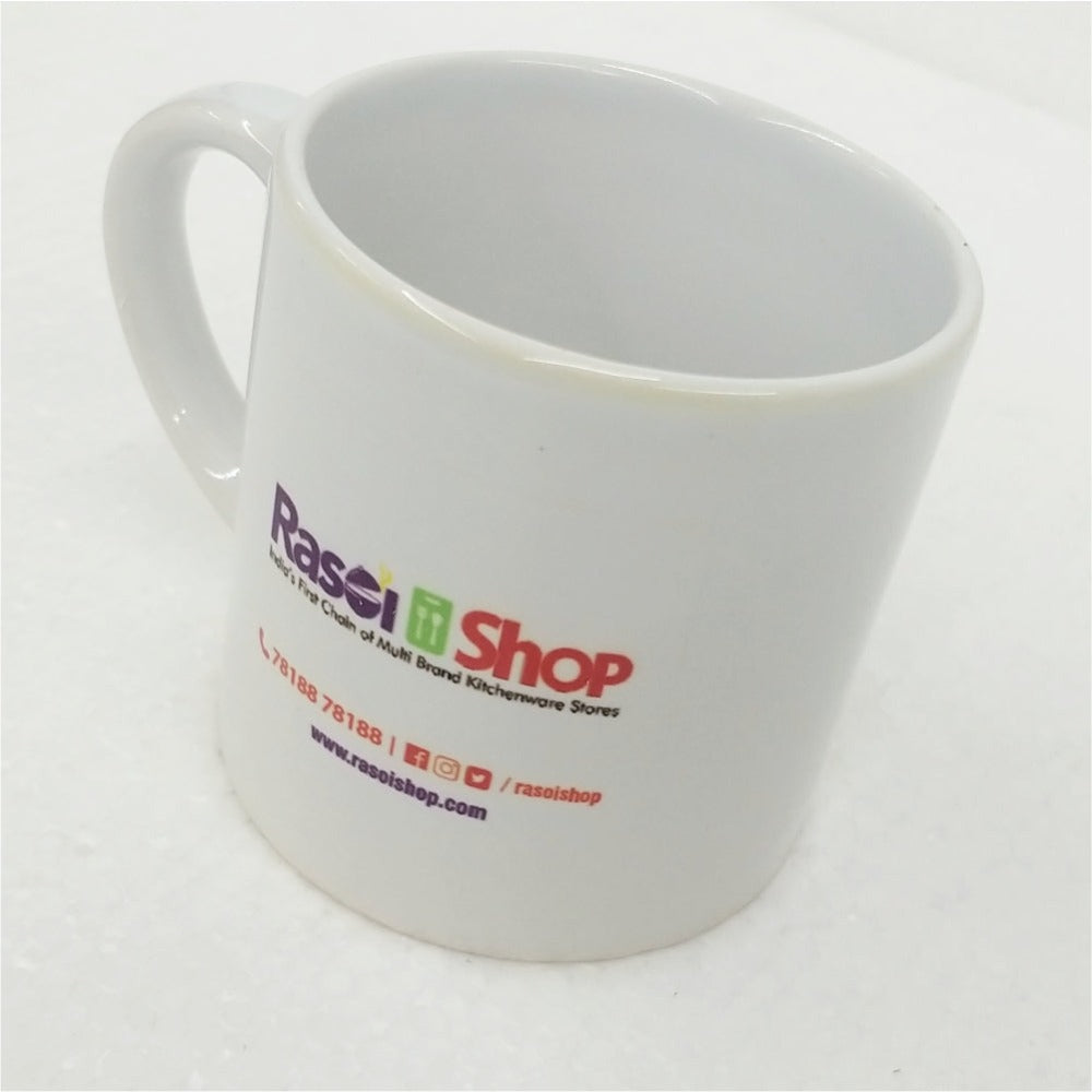 RasoiShop Ceramic Printed 175 ml Coffee Mug - 7