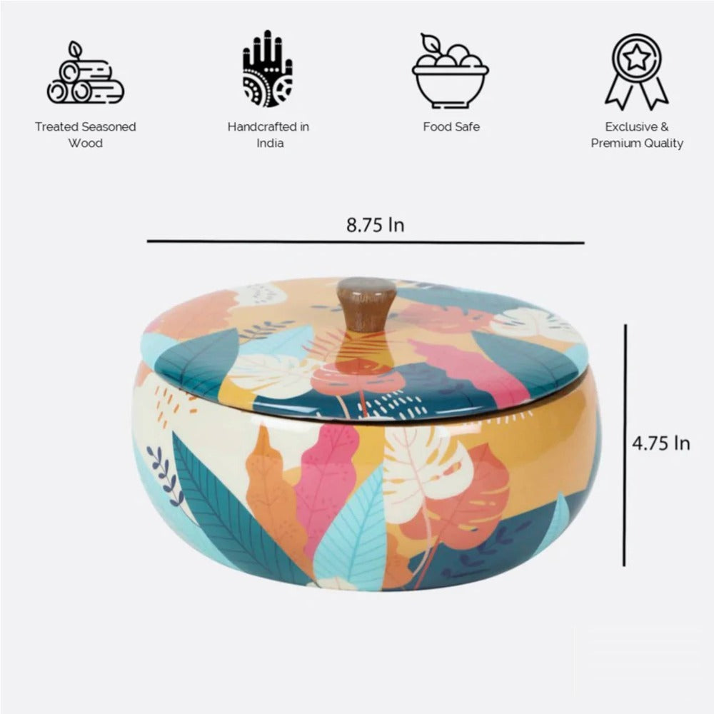 Softel Wooden Roti Box - 4